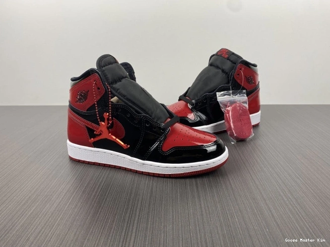 Bred Air 555088-063 High Patent Jordan OG 1 0629